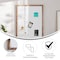 Flash Furniture Bristol 20x30 Wall Mount White Board w/ Dry Erase Marker, 4 Magnets, and Eraser, Torched Brown HGWA-WHITE-20X30-BRN-GG - alternate 8